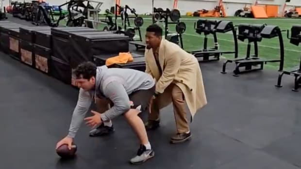 Cleveland Browns quarterback Jameis Winston.